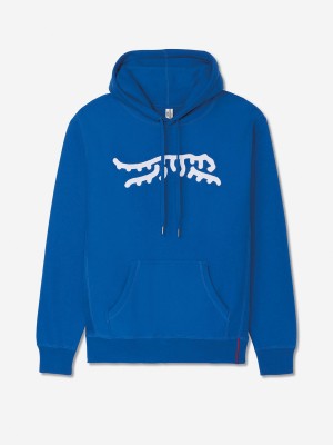 Sun Day Red Luare Chain Stitch Hoodie Royal/White | 3627-ZWQEX