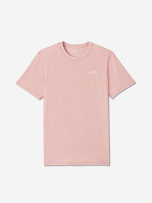 Sun Day Red Performance Short Sleeve Tech Tee Pinkki | 6534-NUKLM