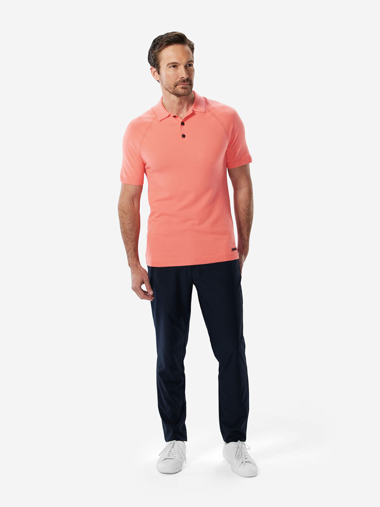 Sun Day Red 3D Knit Polo Hunter | 7453-QSTDH