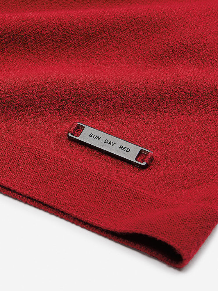 Sun Day Red 3D Knit Polo Punainen | 6407-YEFNQ