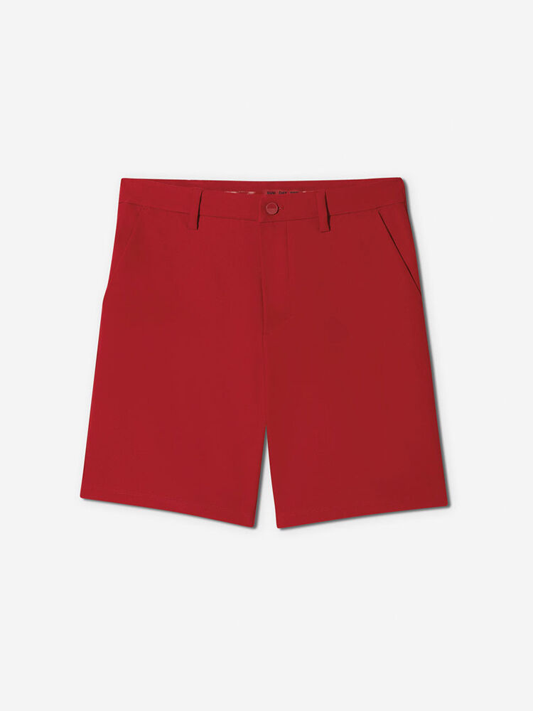 Sun Day Red 9" Dynam Woven Short Punainen | 9716-OFAIE