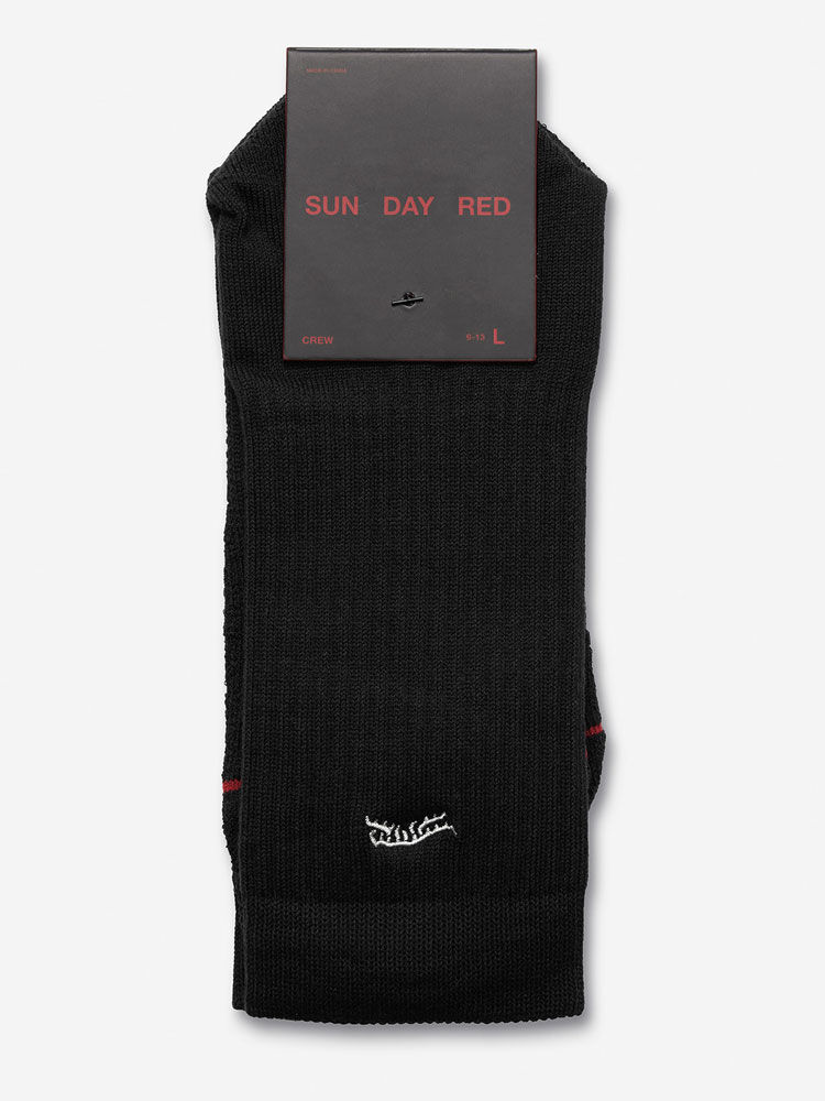 Sun Day Red Cypress Cotton Crew Sock | 7350-PLJGS