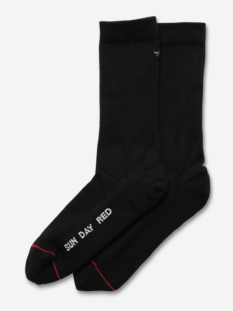 Sun Day Red Cypress Cotton Crew Sock | 7350-PLJGS