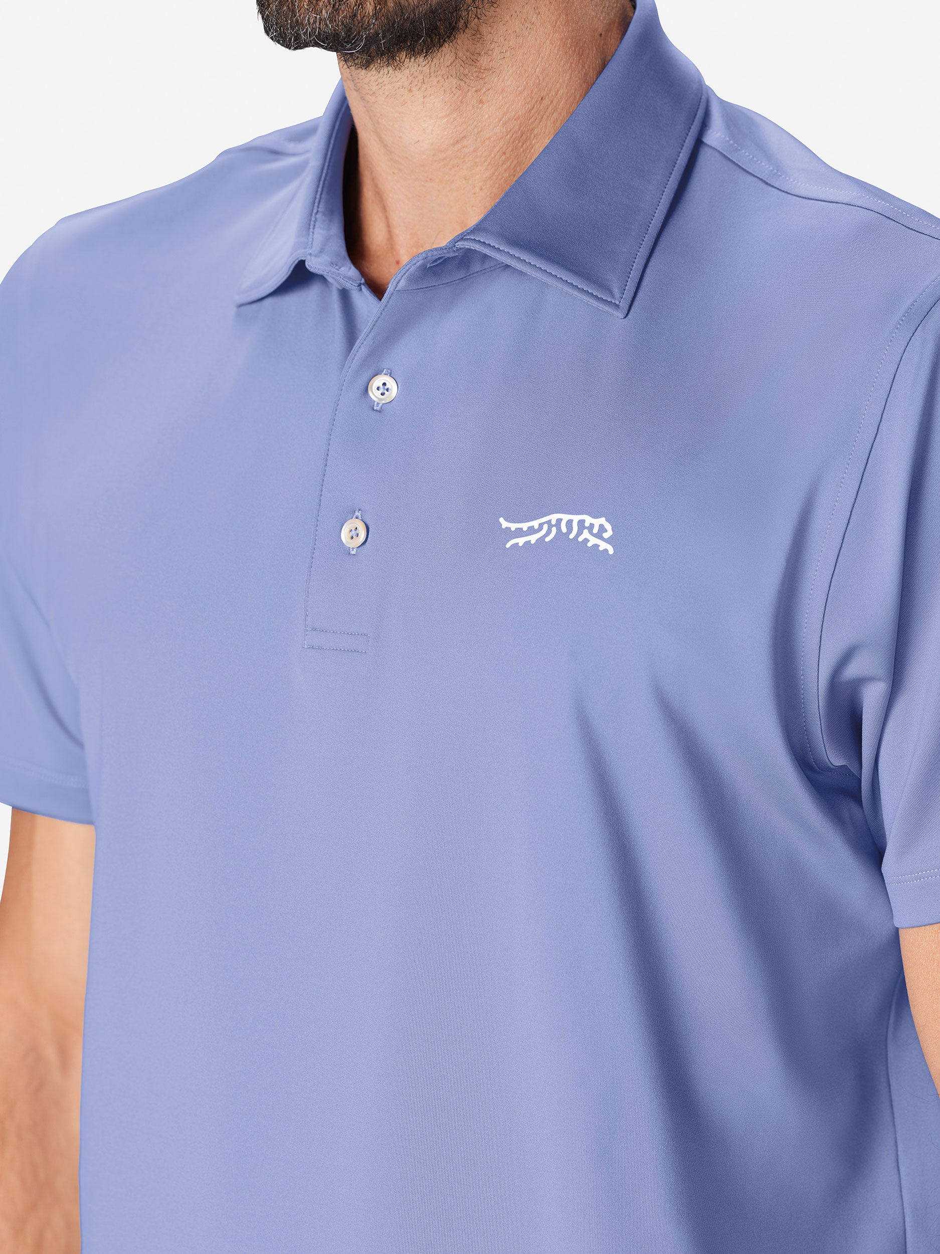 Sun Day Red Fairway Solid Polo Violetit | 5706-OSUCR