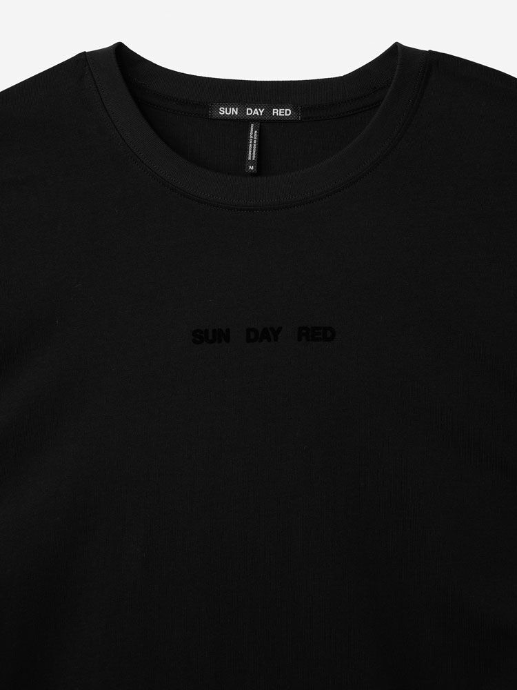 Sun Day Red Long Sleeve Dark Matter T-Shirt Mustat | 9817-HMCOA