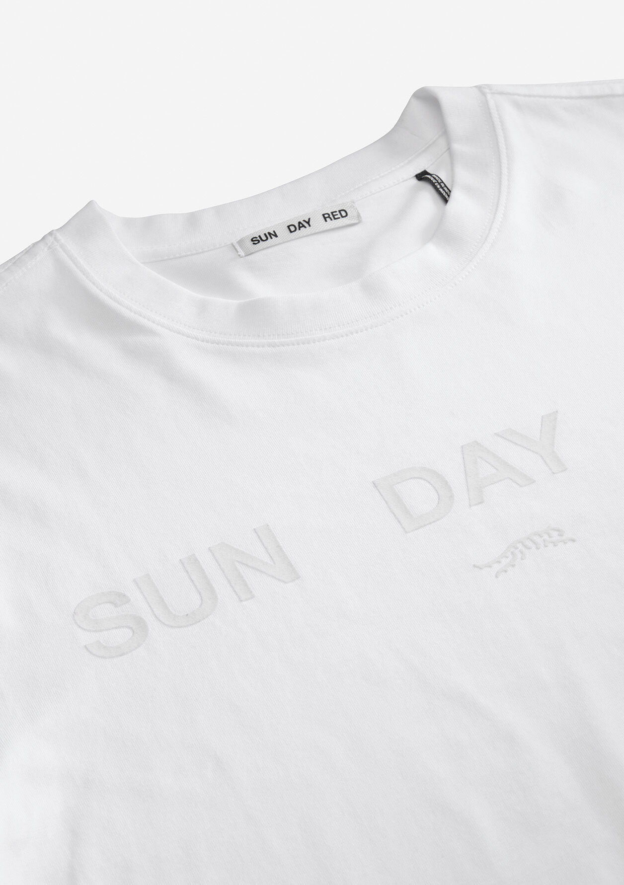 Sun Day Red Long Sleeve Dark Nebula T-Shirt Valkoinen | 3289-IMBTW