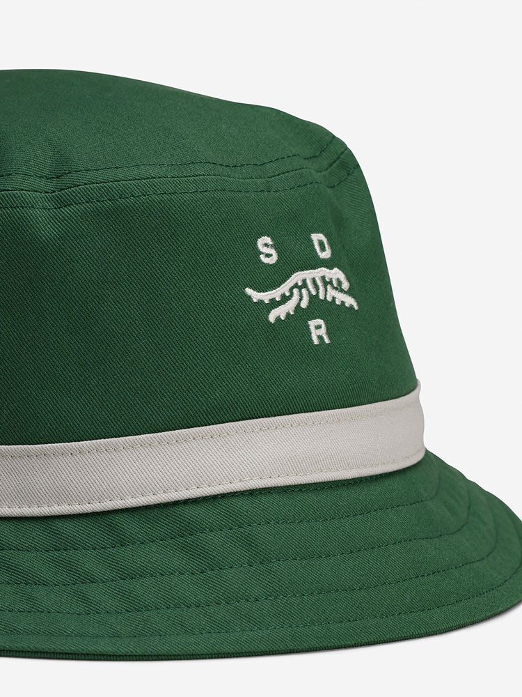 Sun Day Red Pines Twill Bucket Hat Pine/Needle | 9781-NYGAK