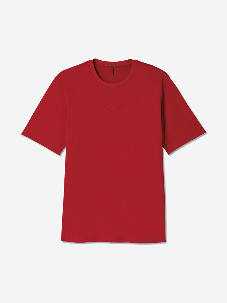 Sun Day Red Short Sleeve Dark Matter T-Shirt Punainen | 9637-XHGYL