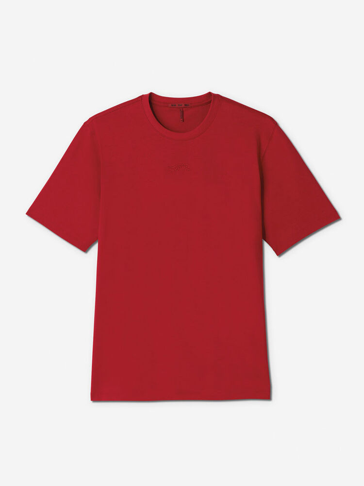 Sun Day Red Short Sleeve Dark Nebula T-Shirt Punainen | 9351-TSJWY