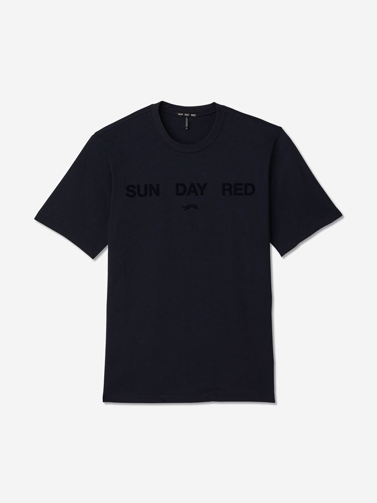 Sun Day Red SunDay T-Shirt Laivastonsininen | 3681-GTJYR